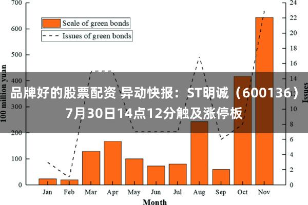 品牌好的股票配资 异动快报：ST明诚（600136）7月30日14点12分触及涨停板