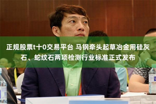 正规股票t十0交易平台 马钢牵头起草冶金用硅灰石、蛇纹石两项检测行业标准正式发布